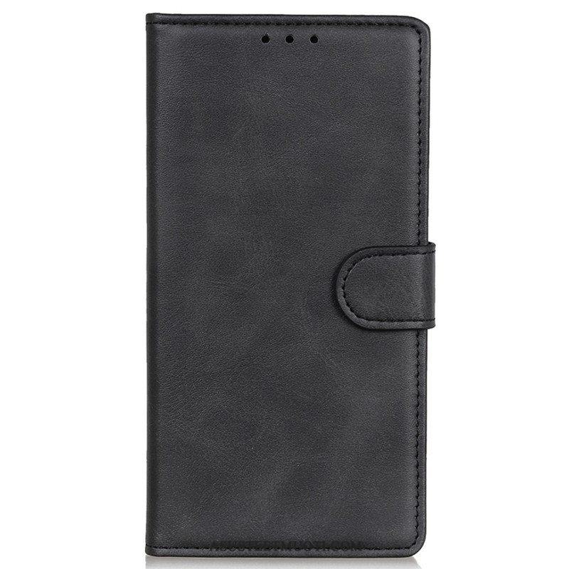 Flip Case Samsung Galaxy M13 Matta Keinonahka