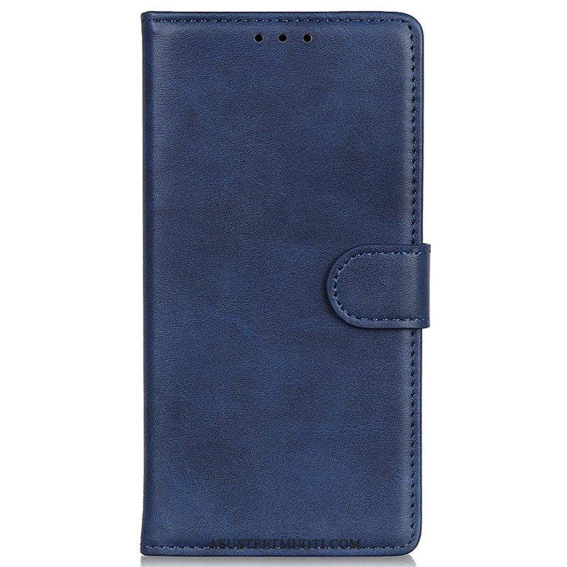 Flip Case Samsung Galaxy M13 Matta Keinonahka