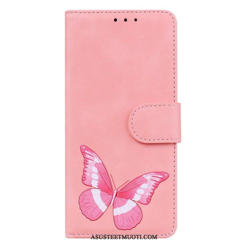 Flip Case Samsung Galaxy M13 Perhonen