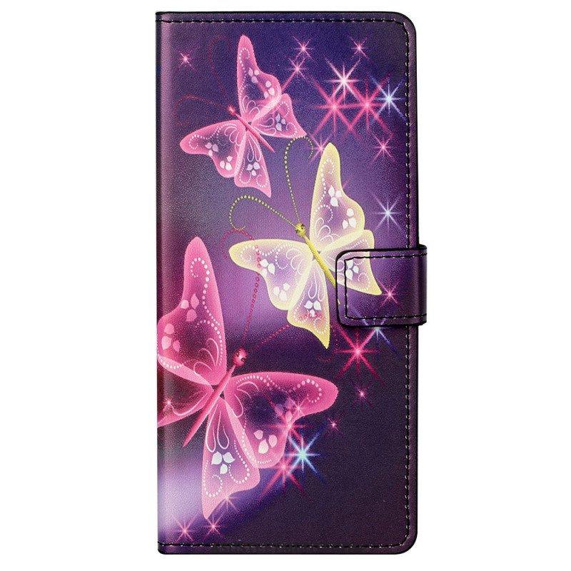 Flip Case Samsung Galaxy M23 5G Perhoset Perhoset