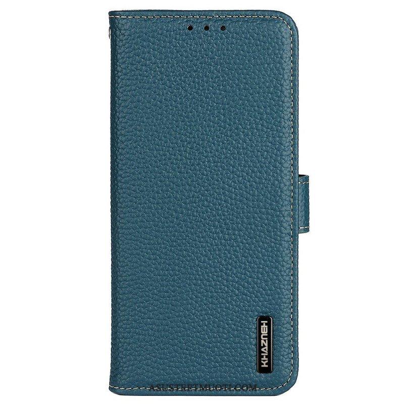 Flip Case Samsung Galaxy M33 5G Khazneh Litsi Nahka