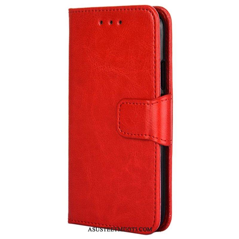 Flip Case Samsung Galaxy M53 5G Vintage Nahkaefekti