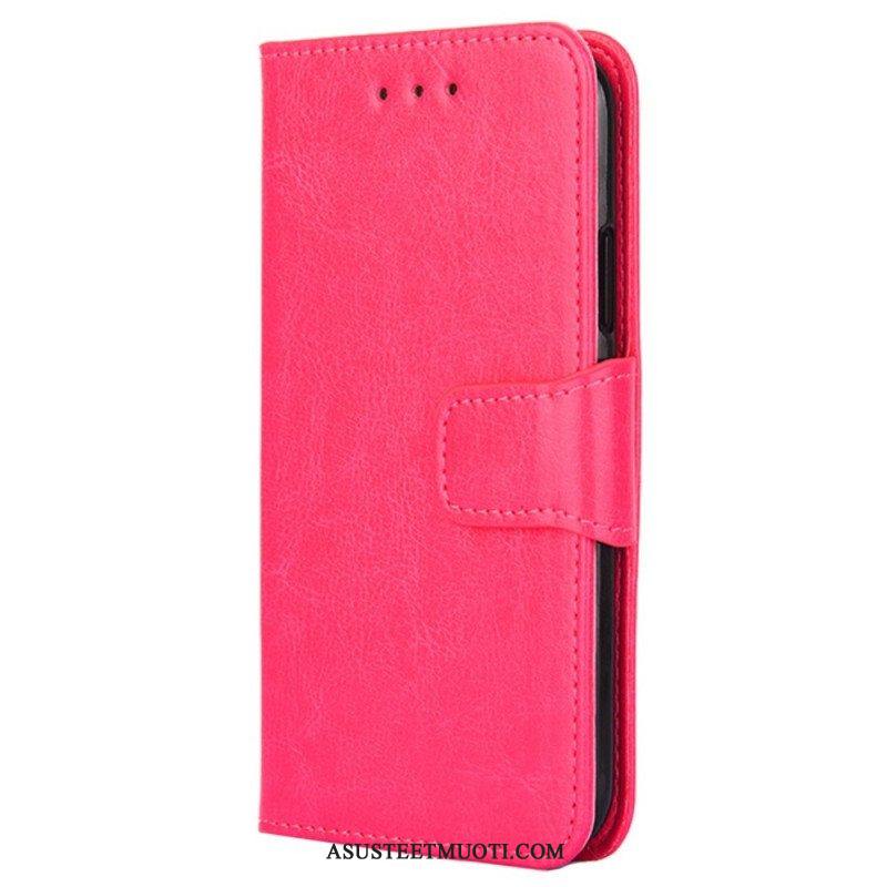 Flip Case Samsung Galaxy M53 5G Vintage Nahkaefekti