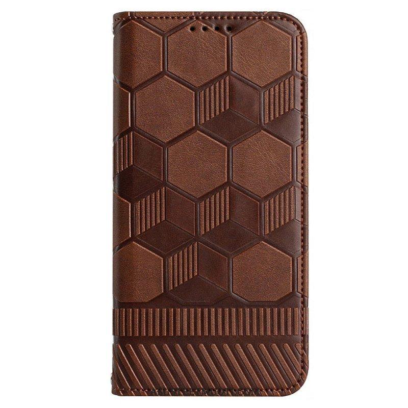 Flip Case Samsung Galaxy S23 5G Jalkapallon Kuvio