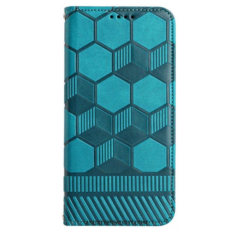 Flip Case Samsung Galaxy S23 5G Jalkapallon Kuvio