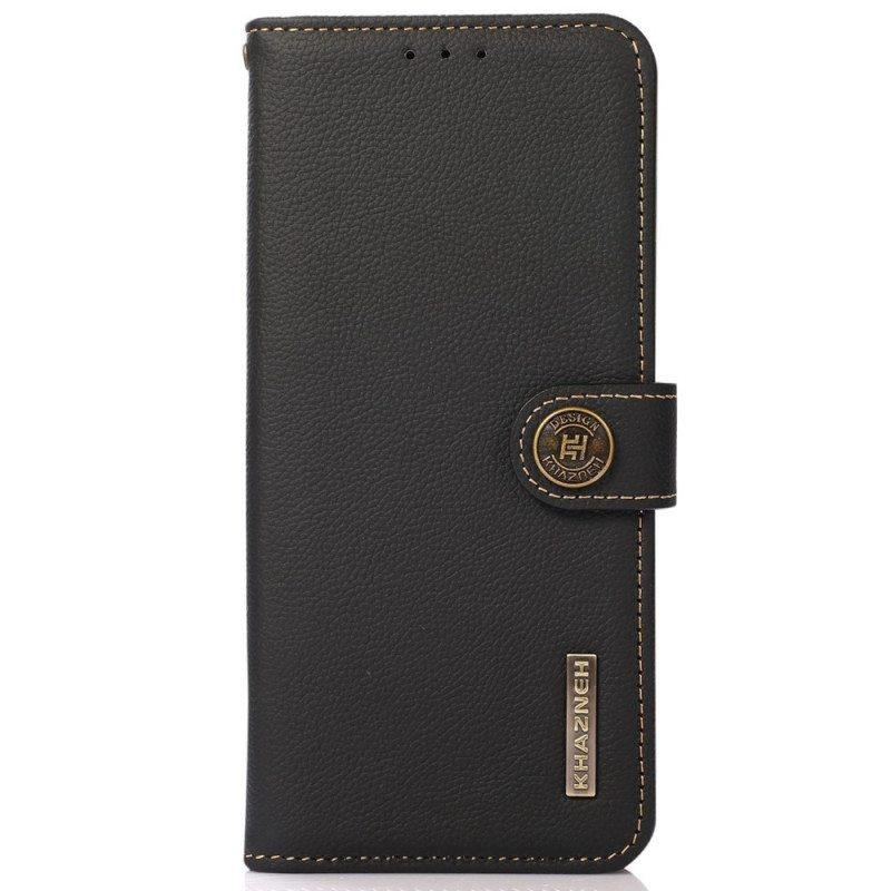 Flip Case Samsung Galaxy S23 5G Khazneh Rfid Aitoa Nahkaa