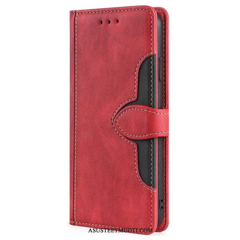 Flip Case Samsung Galaxy S23 Ultra 5G Kaksivärinen Kukka