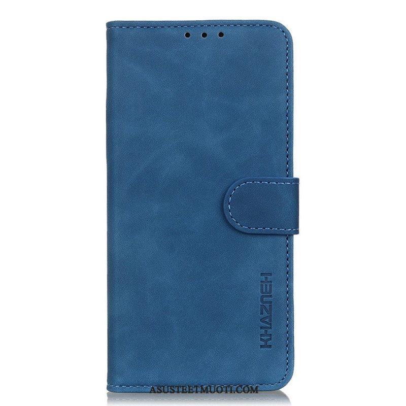 Flip Case Sony Xperia 10 IV Khazneh Vintage Nahkaefekti