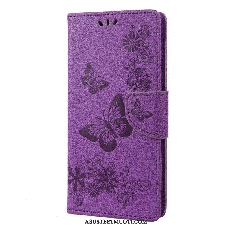 Flip Case Sony Xperia 10 IV Perhosia Lennossa