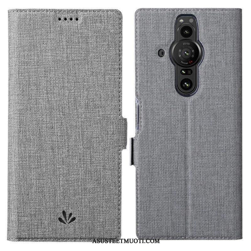 Flip Case Sony Xperia Pro-I Teksturoitu Vili Dmx