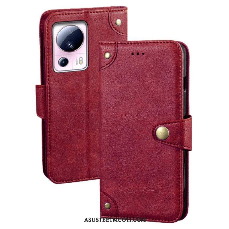 Flip Case Xiaomi 13 Lite Vintage Idewei