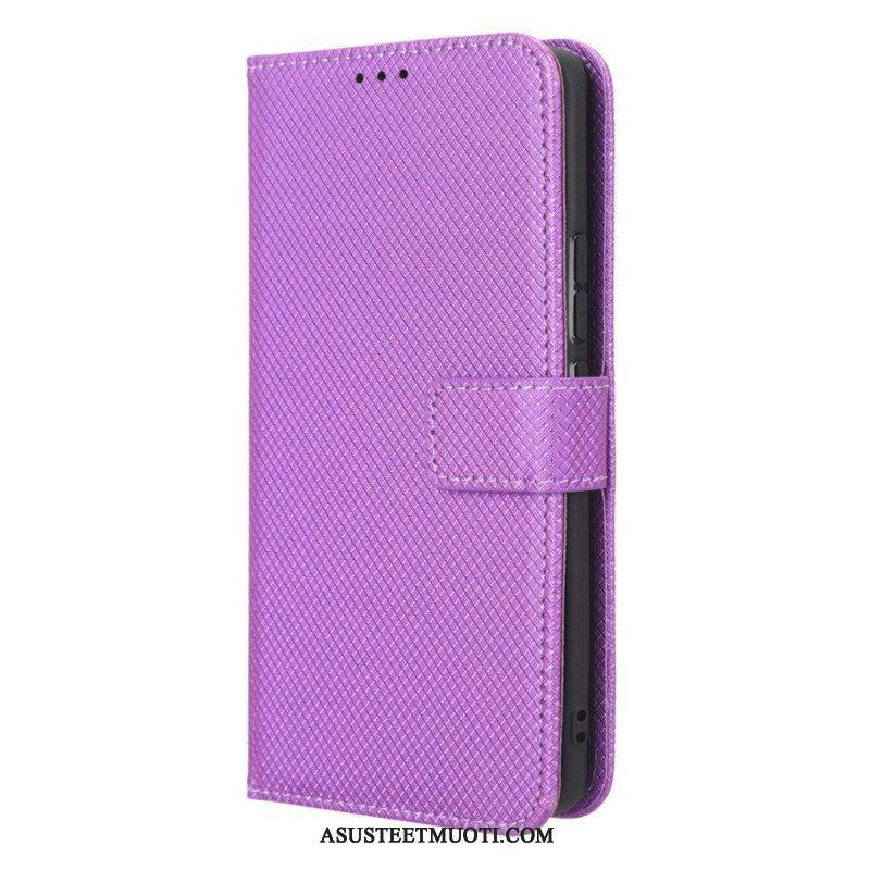 Flip Case Xiaomi 13 Suojaketju Kuori Tyylikäs Strappy Faux Leather