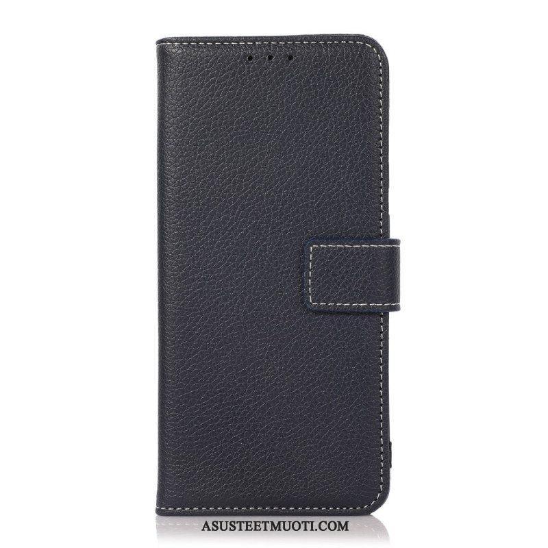 Flip Case Xiaomi Redmi Note 10 Pro Litsi Paljaat Saumat