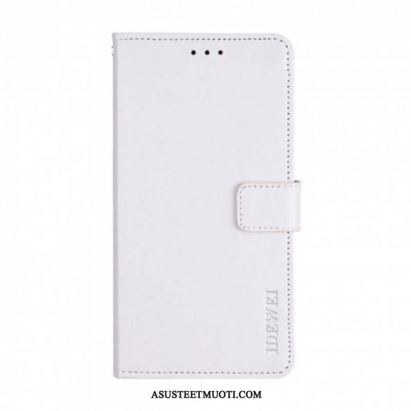 Flip Case Xiaomi Redmi Note 10 Pro Nahkajäljitelmä Idewei