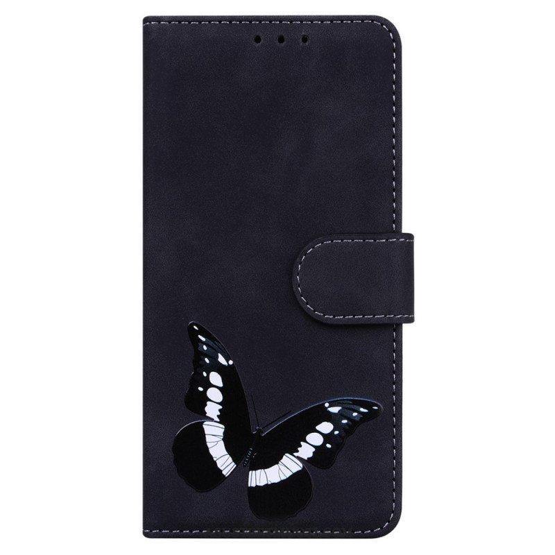 Flip Case Xiaomi Redmi Note 10 Pro Skin Touch Butterfly