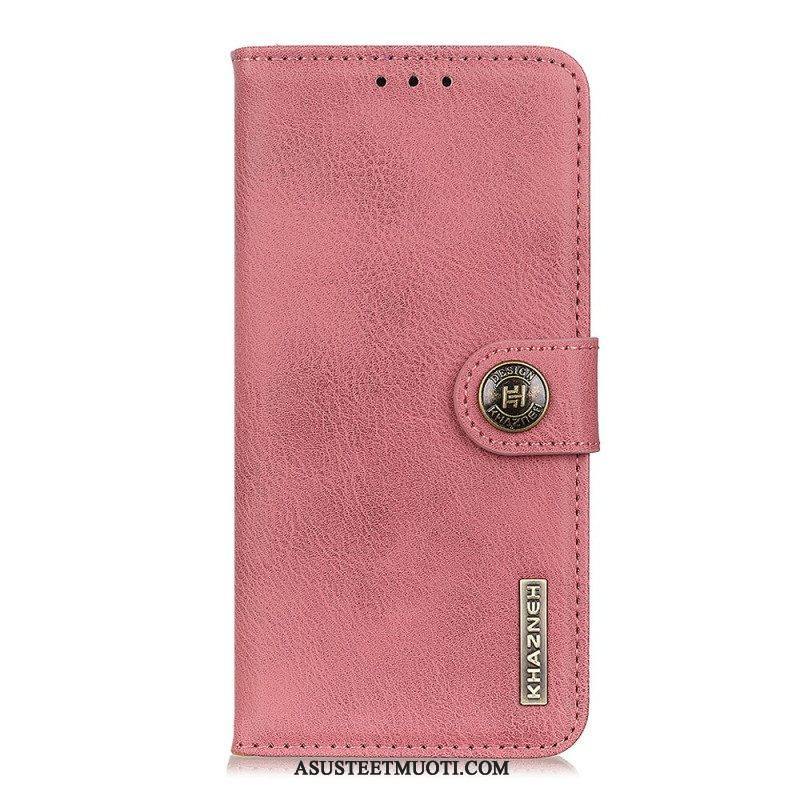 Flip Case Xiaomi Redmi Note 12 4G Keinonahka Retro Khazneh