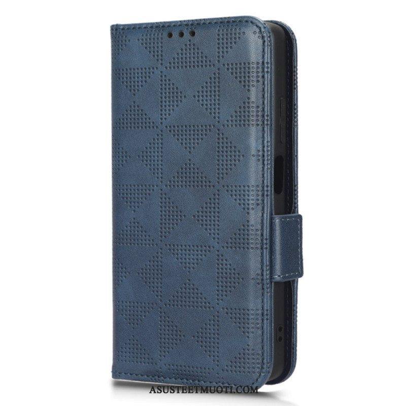 Flip Case Xiaomi Redmi Note 12 Pro Plus Kolmiot Kaulanauhalla