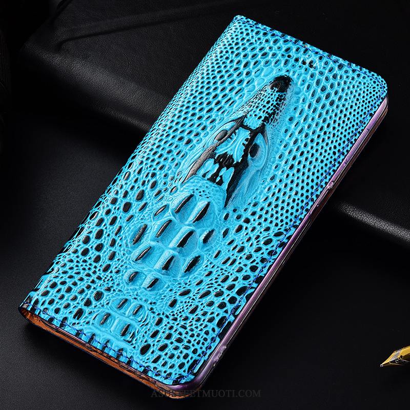 Honor 9x Kuoret Puhelimen Nahkakotelo Suojaus Murtumaton Sininen