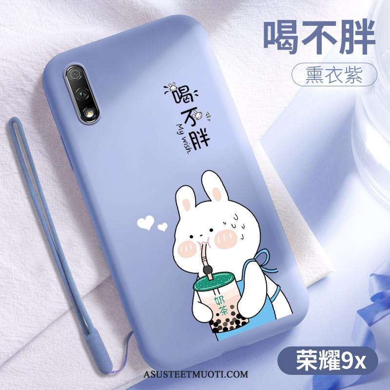 Honor 9x Kuori Kuoret Karkaisu Trendi Tila Suojaus Pesty Suede