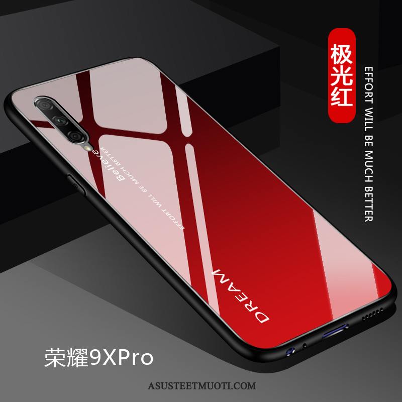 Honor 9x Pro Kuoret Net Red Kova Kuori Punainen Muokata