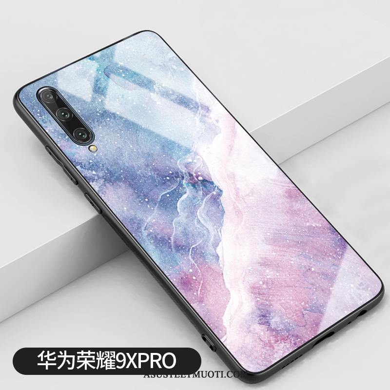 Honor 9x Pro Kuoret Violetti Kotelo Net Red Murtumaton Jauhe