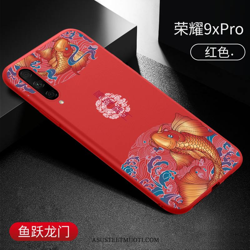 Honor 9x Pro Kuori Kuoret Vuosikerta Persoonallisuus Net Red Kohokuviointi Trendi