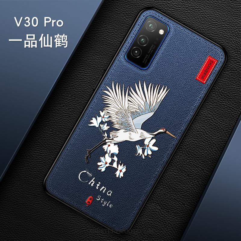 Honor View30 Pro Kuoret Kotelo All Inclusive Puhelimen Sininen Kukkakuvio