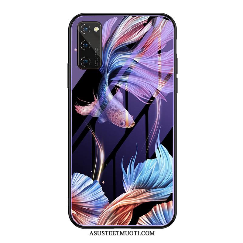 Honor View30 Pro Kuoret Ylellisyys Tide-brändi Lasi Kotelo Violetti