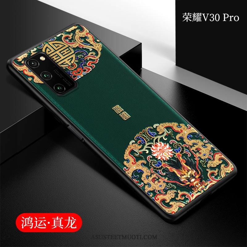 Honor View30 Pro Kuori Kuoret Kiinalainen Tyyli Pehmeä Neste Suojaus All Inclusive Ohut