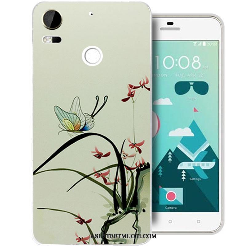 Htc Desire 10 Lifestyle Kuoret Murtumaton Silikoni Pinkki Puhelimen Kissa