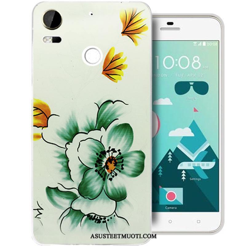 Htc Desire 10 Lifestyle Kuoret Murtumaton Silikoni Pinkki Puhelimen Kissa