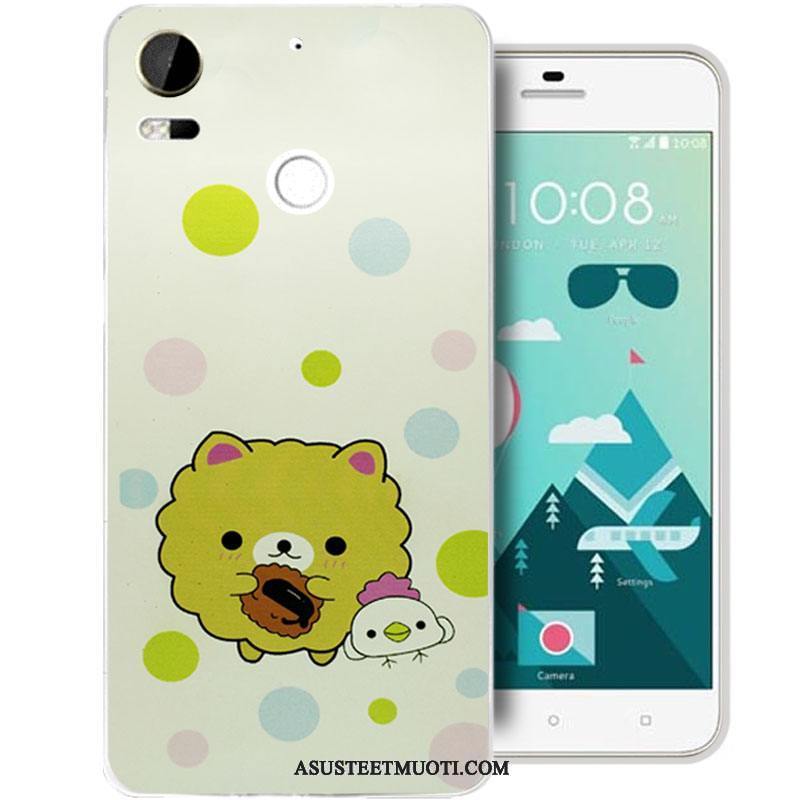 Htc Desire 10 Lifestyle Kuoret Murtumaton Silikoni Pinkki Puhelimen Kissa