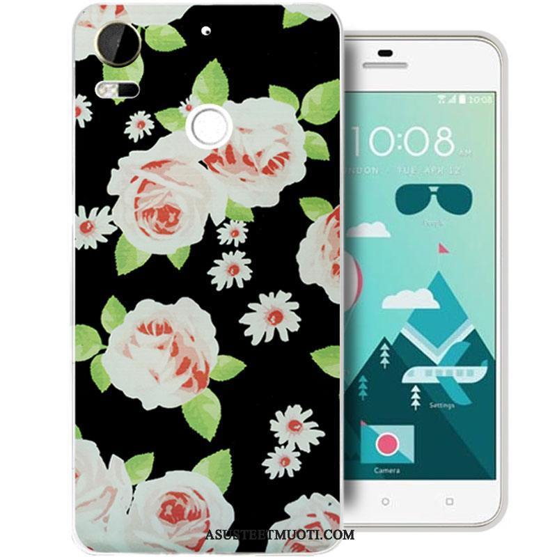 Htc Desire 10 Lifestyle Kuoret Murtumaton Silikoni Pinkki Puhelimen Kissa