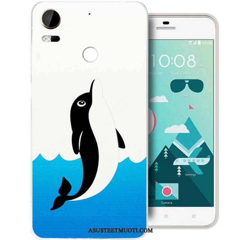 Htc Desire 10 Lifestyle Kuoret Murtumaton Silikoni Pinkki Puhelimen Kissa