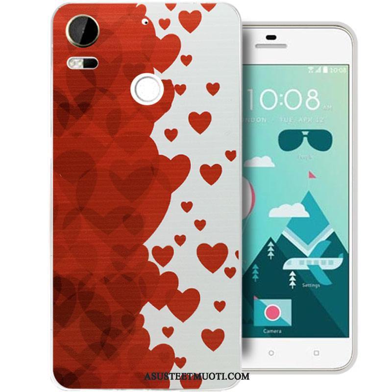 Htc Desire 10 Lifestyle Kuoret Murtumaton Silikoni Pinkki Puhelimen Kissa