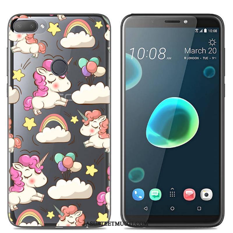 Htc Desire 12+ Kuori Kuoret Persoonallisuus Kotelo Silikoni Monivärinen