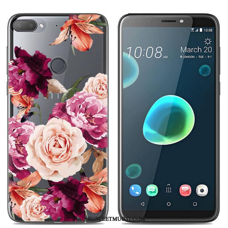 Htc Desire 12+ Kuori Kuoret Persoonallisuus Kotelo Silikoni Monivärinen