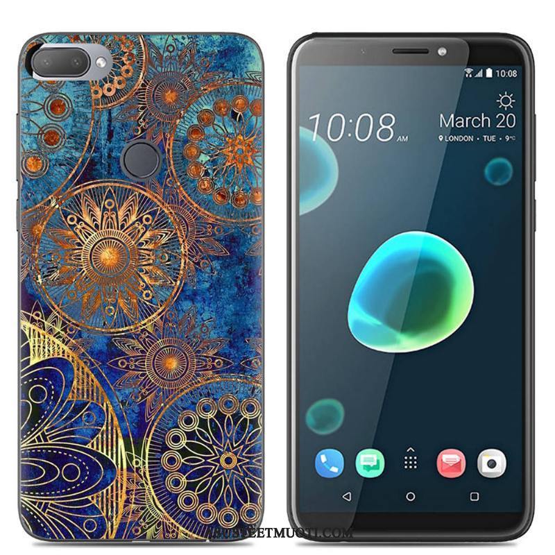 Htc Desire 12+ Kuori Kuoret Persoonallisuus Kotelo Silikoni Monivärinen