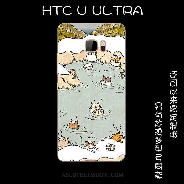 Htc U Ultra Kuoret Vihreä Pieni Suojaus Kotelo Silikonikuori