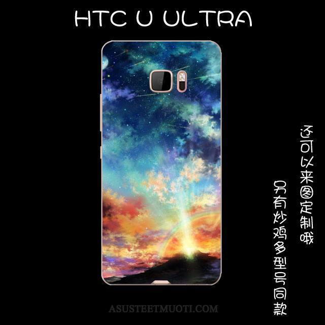 Htc U Ultra Kuoret Vihreä Pieni Suojaus Kotelo Silikonikuori