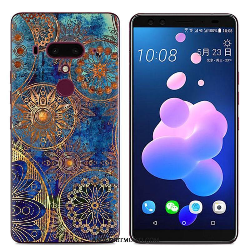 Htc U12+ Kuoret Kukka Persoonallisuus Kotelo Pehmeä Neste Sarjakuva