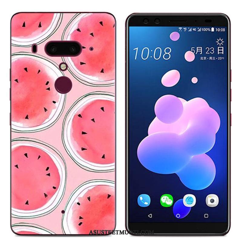 Htc U12+ Kuoret Kukka Persoonallisuus Kotelo Pehmeä Neste Sarjakuva