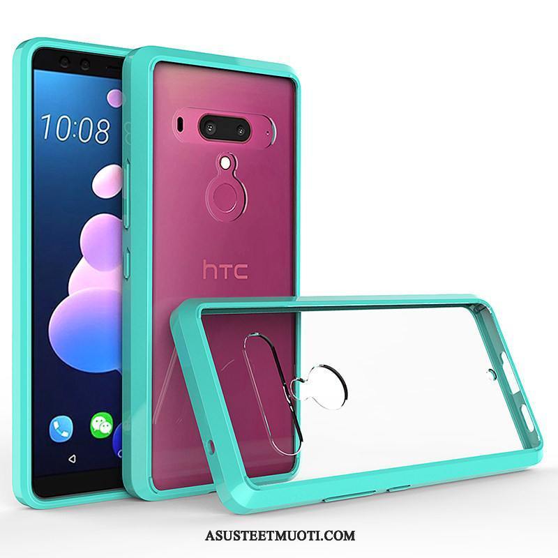 Htc U12+ Kuori Kuoret All Inclusive Murtumaton Violetti Kotelo Läpinäkyvä