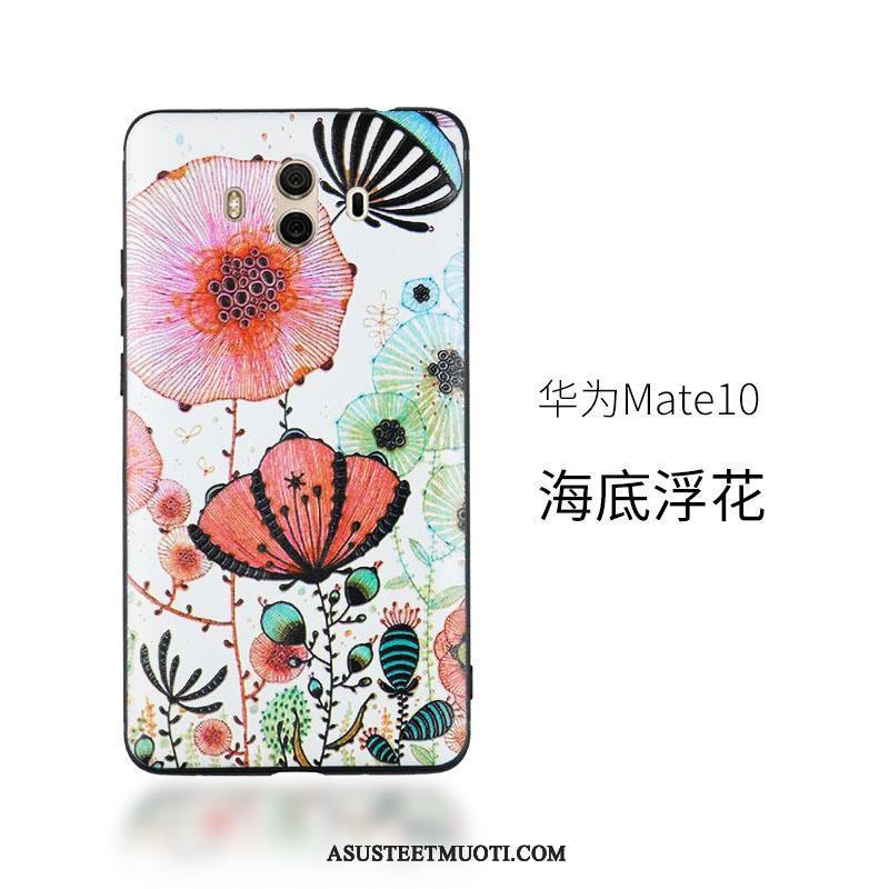 Huawei Mate 10 Kuoret Silikoni Luova Ripustettavat Koristeet Punainen Suojaus