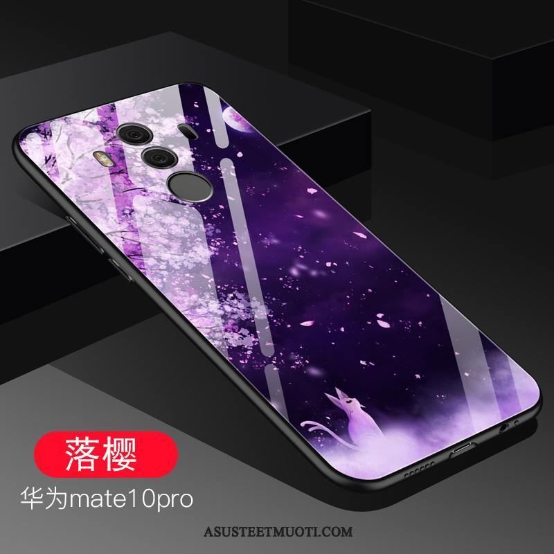 Huawei Mate 10 Pro Kuoret Suojaus Murtumaton Kotelo Lasi Kuori