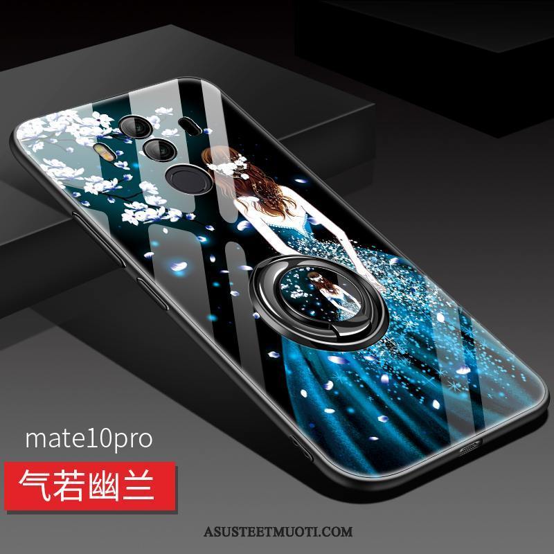 Huawei Mate 10 Pro Kuoret Suojaus Sininen Kotelo Peili All Inclusive