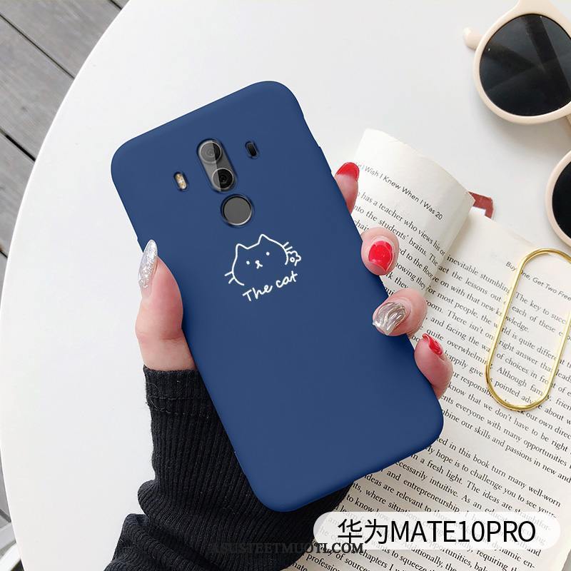 Huawei Mate 10 Pro Kuoret Yksinkertainen Kuori Silikoni Sarjakuva Pehmeä Neste