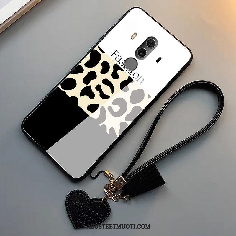 Huawei Mate 10 Pro Kuori Kuoret Lasi Kotelo Murtumaton Leopardi