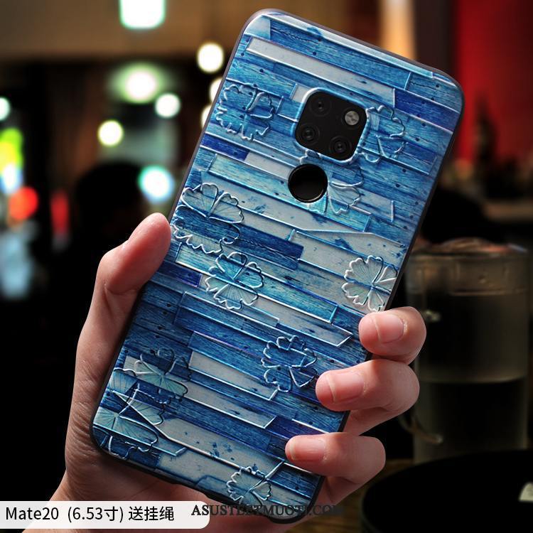 Huawei Mate 20 Kuoret Kevyt Sarjakuva Pesty Suede Luova Tide-brändi