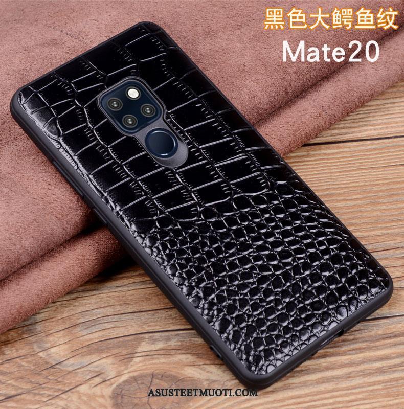 Huawei Mate 20 Kuoret Kuori Suojaus Nahkakotelo Puhelimen Aito Nahka